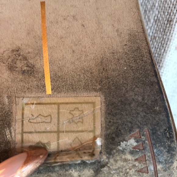 Dolce Vita beige genuine suede ankle boot pointed toe back zipper block heel 8.5 - Picture 6 of 12